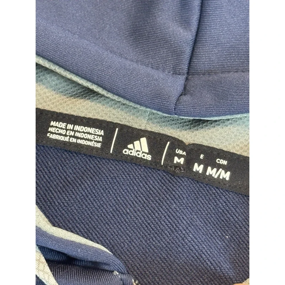 New York‎ Rangers Jackets Jacket Mens Medium Blue Full Zip Hoodie NHL Adidas